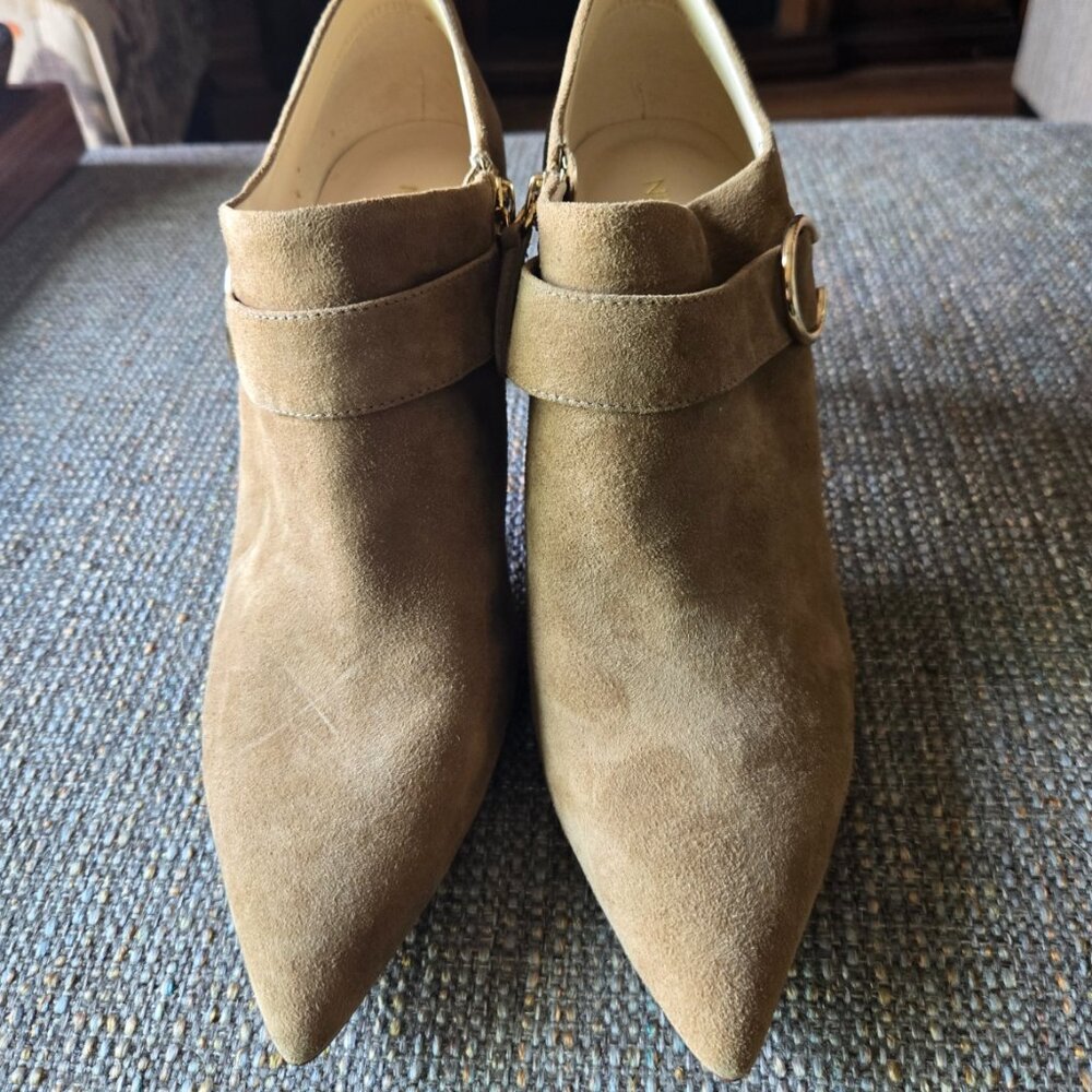 NWOT Nine West Suede Short Heeled Booties
